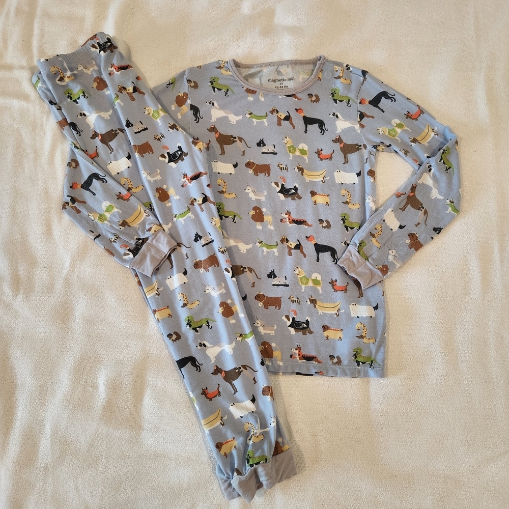 Magnetic Me Pajamas Set 2pc Dressed Up Dogs Size 5 6